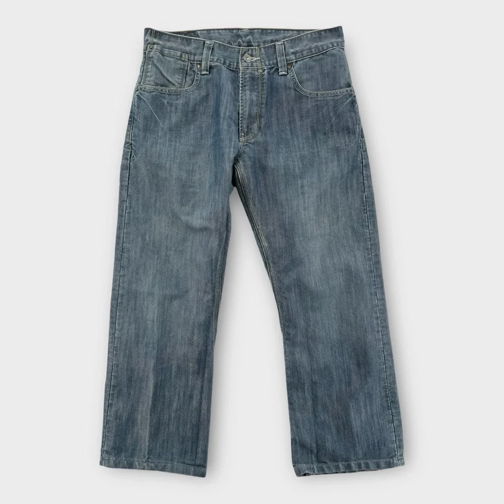 Levi's 514 Jeans Mens Size 32x29‎ Blue Straight Leg Cotton Denim Baggy Y2K 27